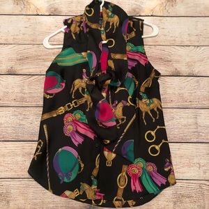 Ralph Lauren equestrian blouse .